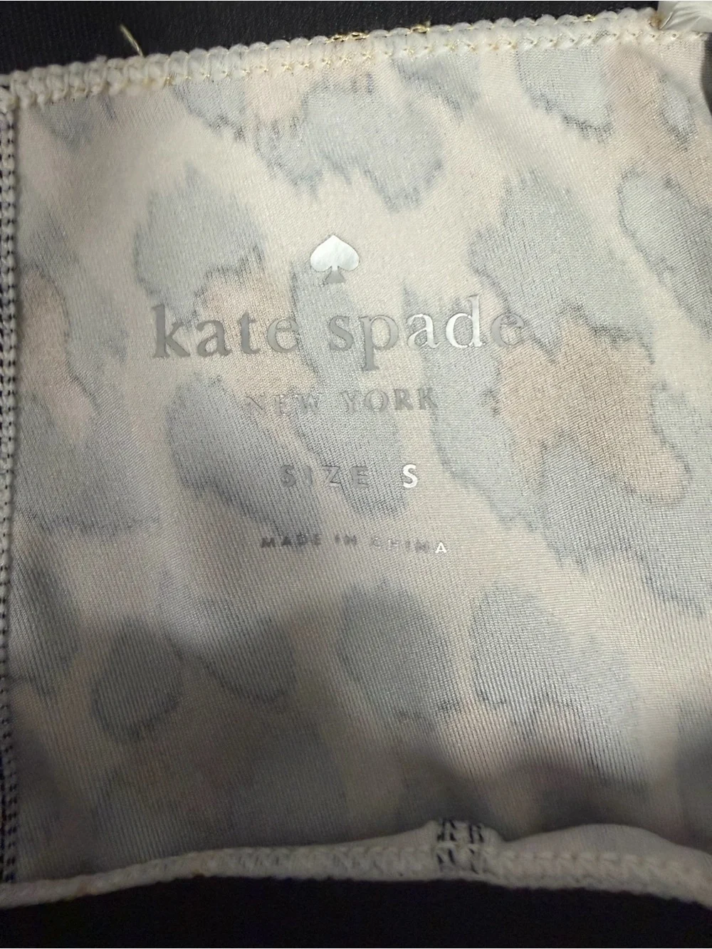 kate spade Leopard Print Leggings with Gold Waistband
